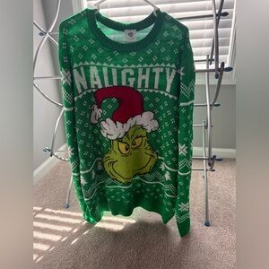 Green Grinch Christmas Sweater